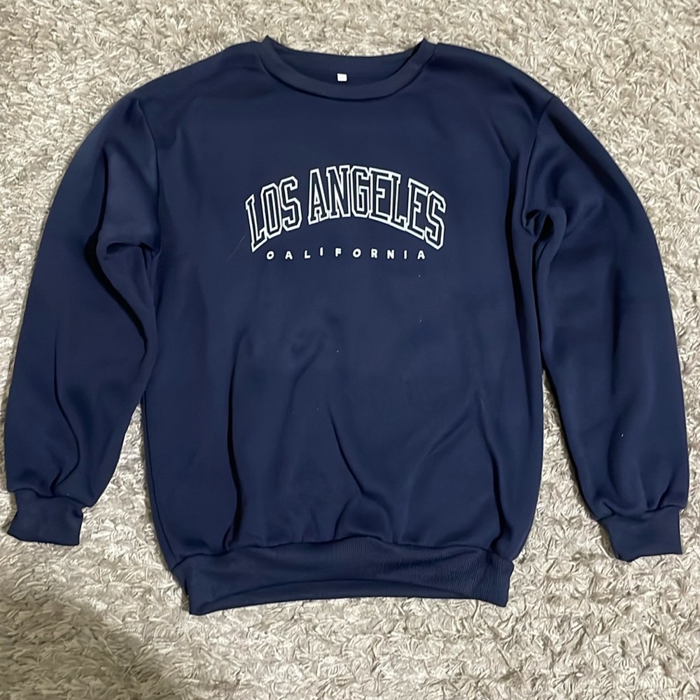 Navy Blue Los Angeles CA Sweatshirt XS